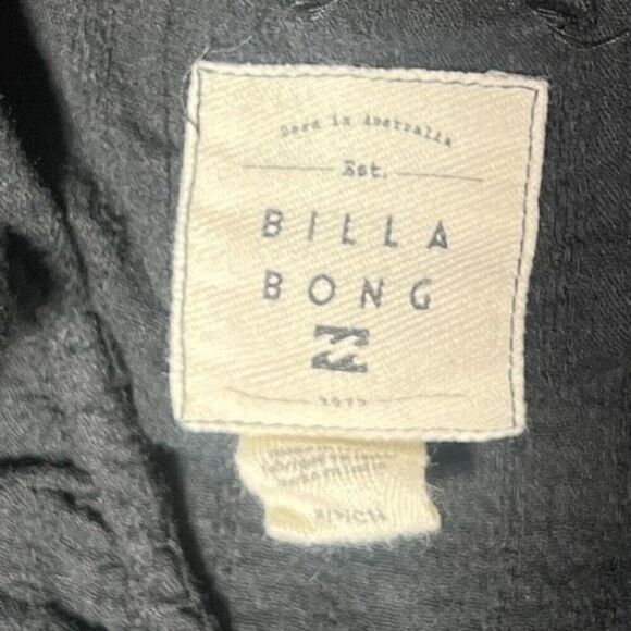 Billabong Black Long Sleeve Peasant Top Size Small - Picture 4 of 4